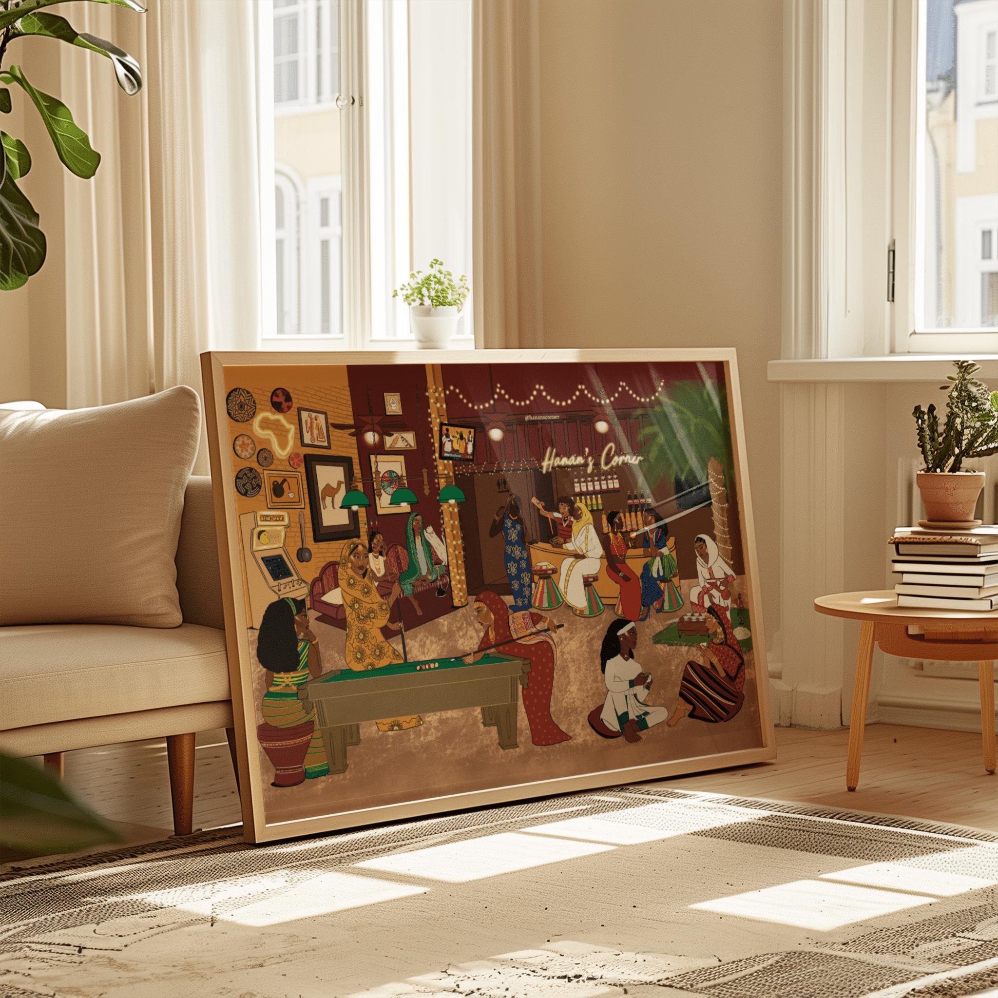 East African Cafe - Special Edition -  Matte Horizontal Posters